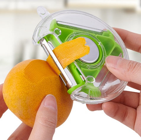 Rotary Vegetable Peeler with 3 Blades